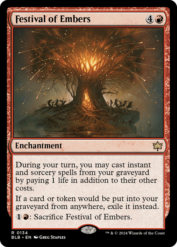 Festival of Embers (134) [Bloomburrow] - Deck Out Gaming