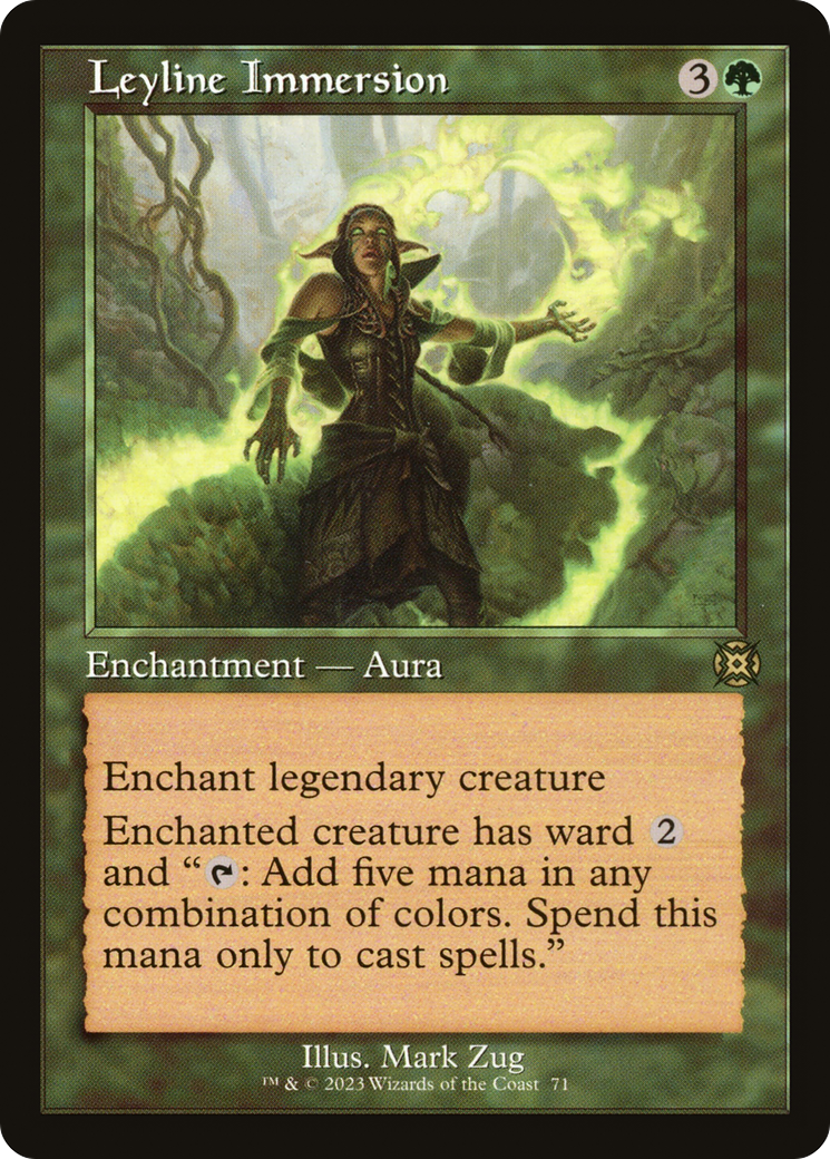 Leyline Immersion (Retro Frame) (71) [March of the Machine: The Aftermath] foil - Deck Out Gaming
