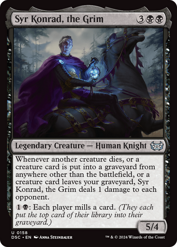 Syr Konrad, the Grim (158) [Duskmourn: House of Horror Commander] - Deck Out Gaming