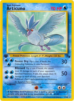Articuno (17) (17) [Fossil] 1st Edition - Deck Out Gaming
