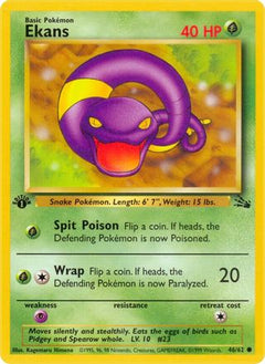 Ekans (46) [Fossil] 1st Edition - Deck Out Gaming