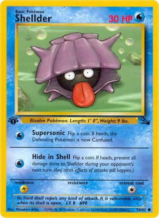 Shellder (54) [Fossil] 1st Edition - Deck Out Gaming