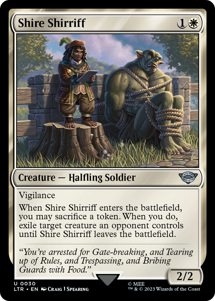 Shire Shirriff (30) [The Lord of the Rings: Tales of Middle-earth] foil - Deck Out Gaming