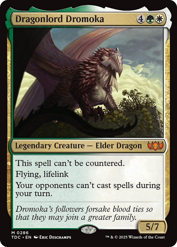 Dragonlord Dromoka (286) [Commander: Tarkir: Dragonstorm] - Deck Out Gaming