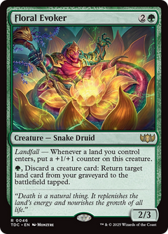 Floral Evoker (46) [Commander: Tarkir: Dragonstorm] - Deck Out Gaming