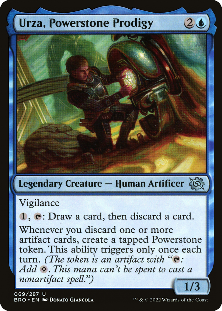 Urza, Powerstone Prodigy (69) [The Brothers' War] foil - Deck Out Gaming