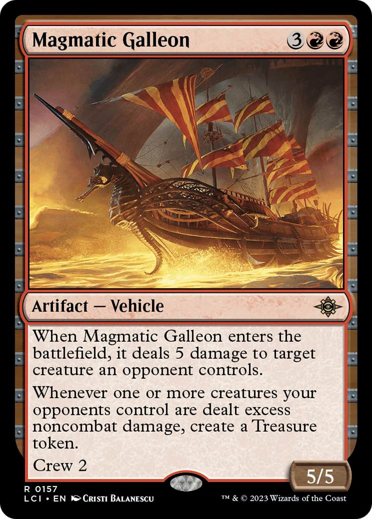 Magmatic Galleon (157) [The Lost Caverns of Ixalan] - Deck Out Gaming