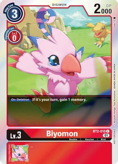 Biyomon - BT2-010 (ST-11 Special Entry Pack) (BT2-010) [Release Special Booster] Foil - Deck Out Gaming