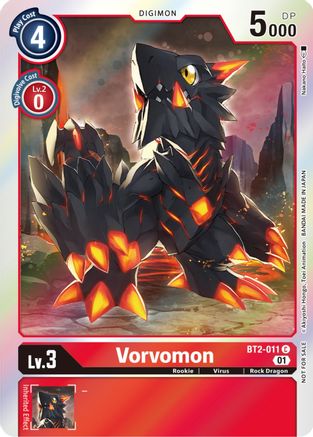 Vorvomon (ST-11 Special Entry Pack) (BT2-011) [Release Special Booster] Foil - Deck Out Gaming