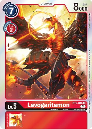 Lavogaritamon (ST-11 Special Entry Pack) (BT2-016) [Release Special Booster] Foil - Deck Out Gaming