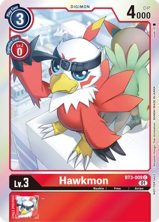 Hawkmon (ST-11 Special Entry Pack) (BT3-009) [Release Special Booster] Foil - Deck Out Gaming