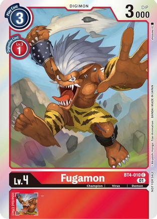 Fugamon (ST-11 Special Entry Pack) (BT4-010) [Great Legend] Foil - Deck Out Gaming