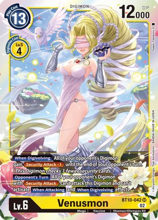 Venusmon (BT10-042) [Xros Encounter] Foil - Deck Out Gaming