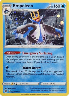 Empoleon - 037/172 (Cosmos Holo) (37) [Miscellaneous Cards & Products] Holofoil - Deck Out Gaming
