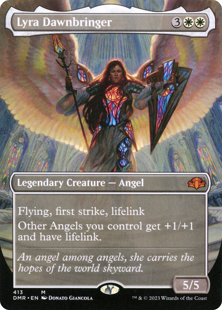 Lyra Dawnbringer (Borderless) (413) [Dominaria Remastered] - Deck Out Gaming