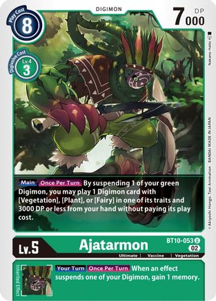 Ajatarmon (BT10-053) [Xros Encounter] - Deck Out Gaming