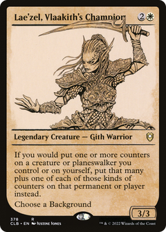 Lae'zel, Vlaakith's Champion (Showcase) (378) [Commander Legends: Battle for Baldur's Gate] foil - Deck Out Gaming