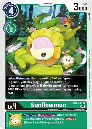 Sunflowmon (BT10-048) [Xros Encounter] - Deck Out Gaming