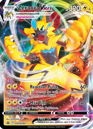 Zeraora VMAX - SWSH264 (SWSH264) [SWSH: Sword & Shield Promo Cards] Holofoil - Deck Out Gaming