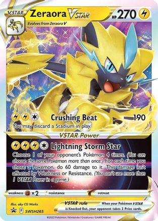 Zeraora VSTAR - SWSH265 (SWSH265) [SWSH: Sword & Shield Promo Cards] Holofoil - Deck Out Gaming
