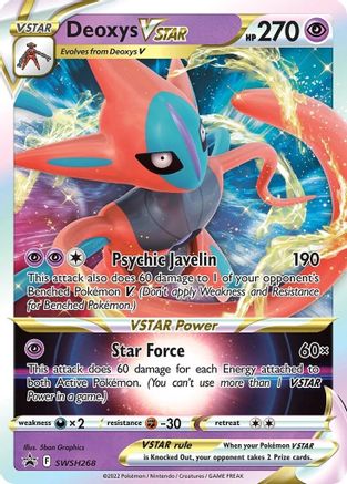 Deoxys VSTAR - SWSH268 (SWSH268) [SWSH: Sword & Shield Promo Cards] Holofoil - Deck Out Gaming