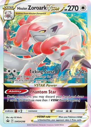 Hisuian Zoroark VSTAR - SWSH298 (SWSH298) [SWSH: Sword & Shield Promo Cards] Holofoil - Deck Out Gaming