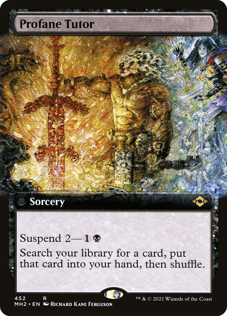 Profane Tutor (Extended Art) (452) [Modern Horizons 2] - Deck Out Gaming