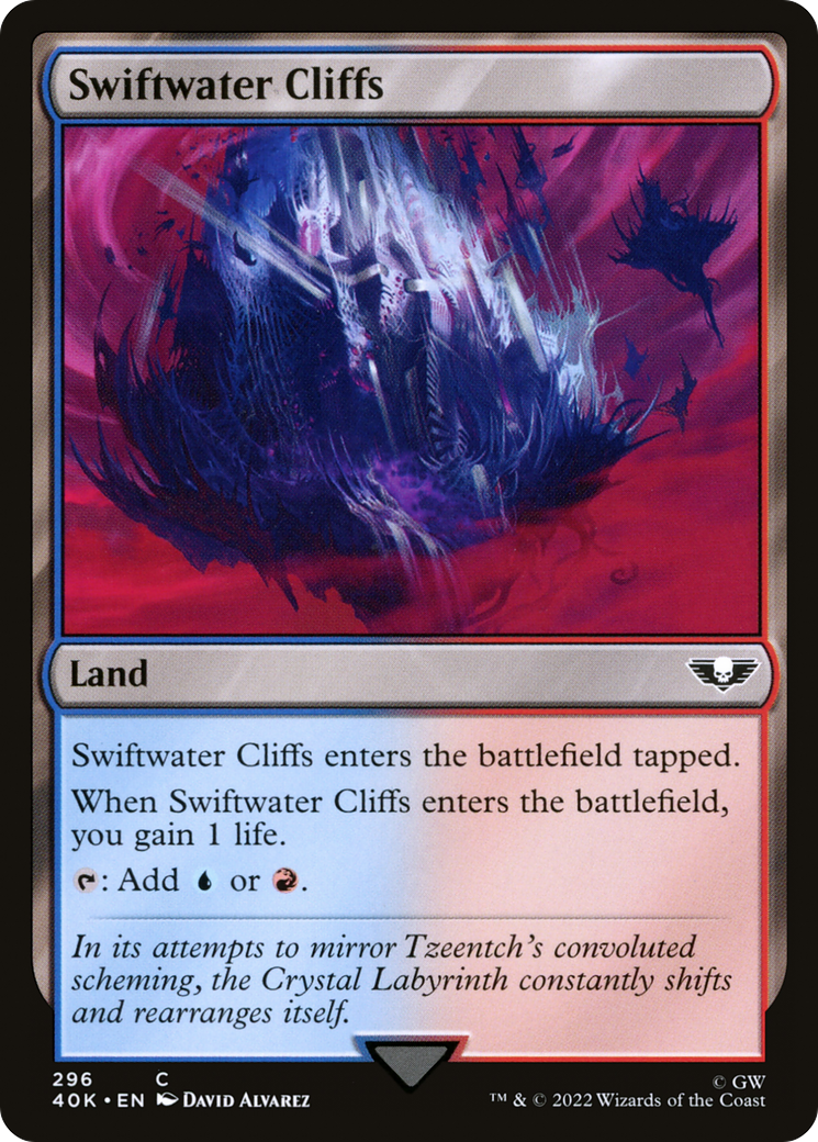 Swiftwater Cliffs (296) [Warhammer 40,000 Commander] - Deck Out Gaming