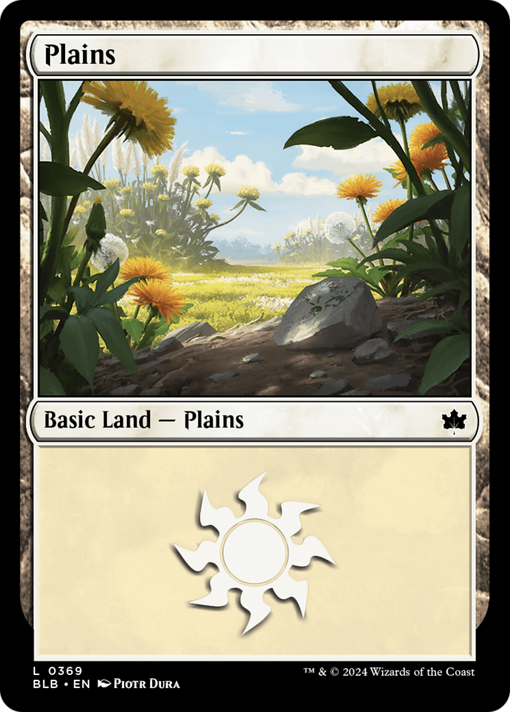 Plains (0369) (369) [Bloomburrow] foil - Deck Out Gaming