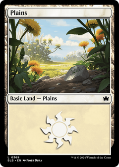 Plains (0369) (369) [Bloomburrow] foil - Deck Out Gaming