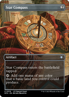 Star Compass (Borderless) (18) [Special Guests] foil - Deck Out Gaming