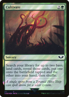 Cultivate (Surge Foil) (211) [Warhammer 40,000 Commander] foil - Deck Out Gaming