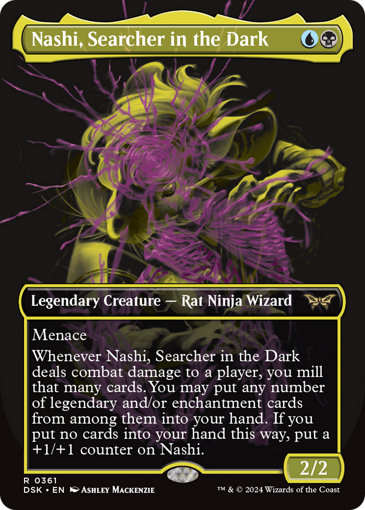 Nashi, Searcher in the Dark (Showcase) (361) [Duskmourn: House of Horror] foil - Deck Out Gaming