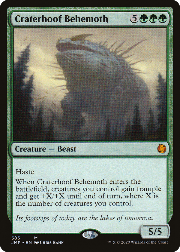 Craterhoof Behemoth (385) [Jumpstart] - Deck Out Gaming