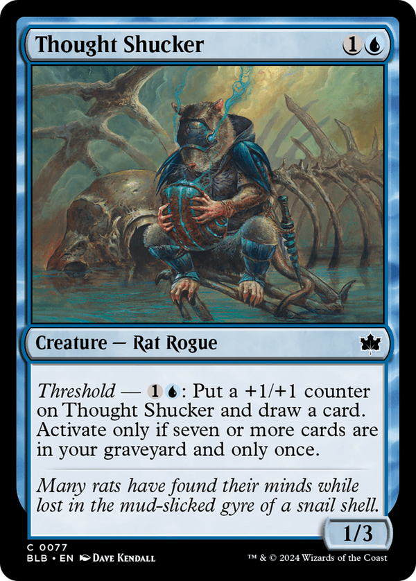 Thought Shucker (77) [Bloomburrow] foil - Deck Out Gaming