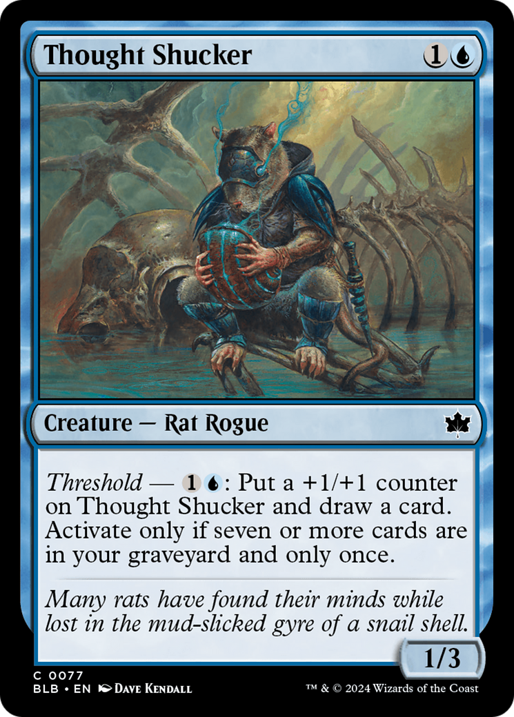 Thought Shucker (77) [Bloomburrow] foil - Deck Out Gaming