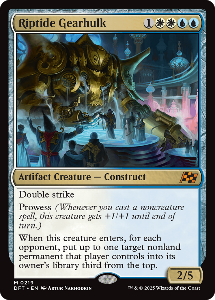 Riptide Gearhulk (219) [Aetherdrift] - Deck Out Gaming