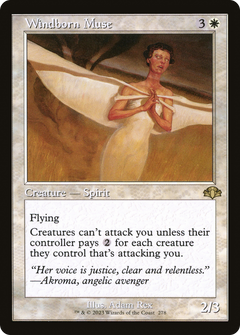 Windborn Muse (Retro Frame) (278) [Dominaria Remastered] foil - Deck Out Gaming