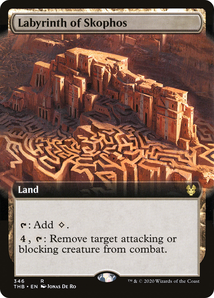 Labyrinth of Skophos (Extended Art) (346) [Theros Beyond Death] foil - Deck Out Gaming