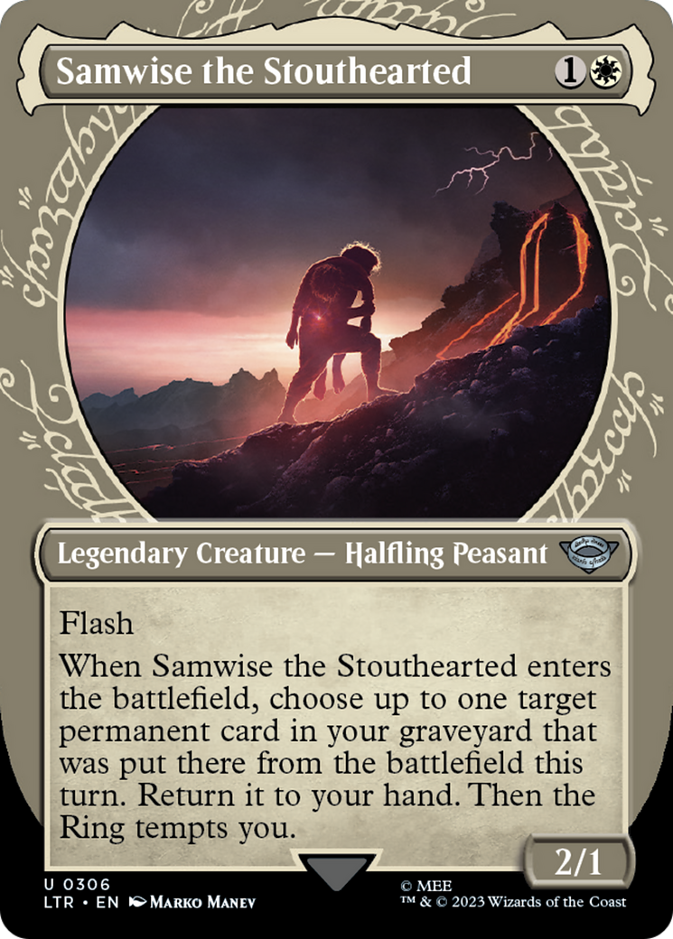 Samwise the Stouthearted (Showcase) (306) [The Lord of the Rings: Tales of Middle-earth] foil - Deck Out Gaming