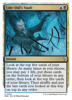 Lim-Dul's Vault (White Border) (87) [Mystery Booster 2] - Deck Out Gaming