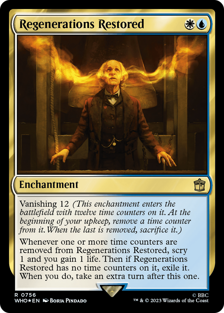 Regenerations Restored (Surge Foil) (756) [Doctor Who] foil - Deck Out Gaming