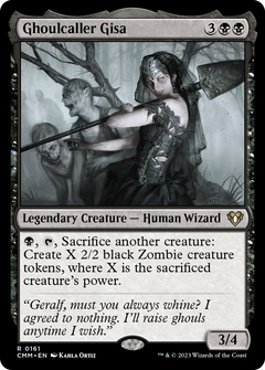 Ghoulcaller Gisa (161) [Commander Masters] foil - Deck Out Gaming