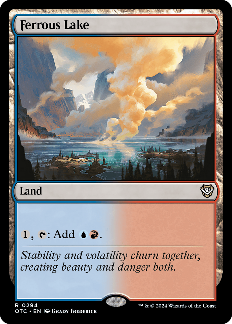 Ferrous Lake (294) [Outlaws of Thunder Junction Commander] - Deck Out Gaming