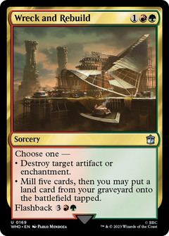 Wreck and Rebuild (169) [Doctor Who] foil - Deck Out Gaming