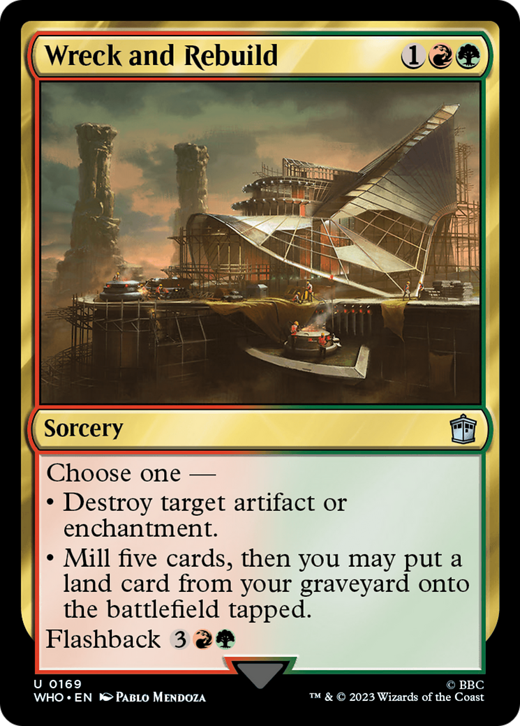 Wreck and Rebuild (169) [Doctor Who] foil - Deck Out Gaming