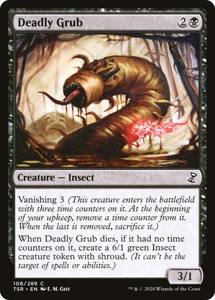 Deadly Grub (108) [Time Spiral Remastered] foil - Deck Out Gaming