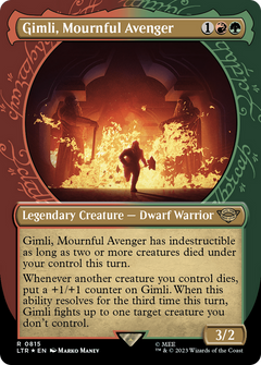 Gimli, Mournful Avenger (Showcase) (Surge Foil) (815) [The Lord of the Rings: Tales of Middle-earth] foil - Deck Out Gaming