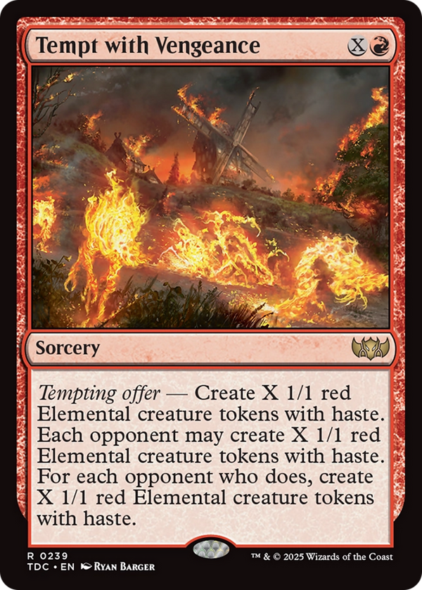 Tempt with Vengeance (239) [Commander: Tarkir: Dragonstorm] - Deck Out Gaming