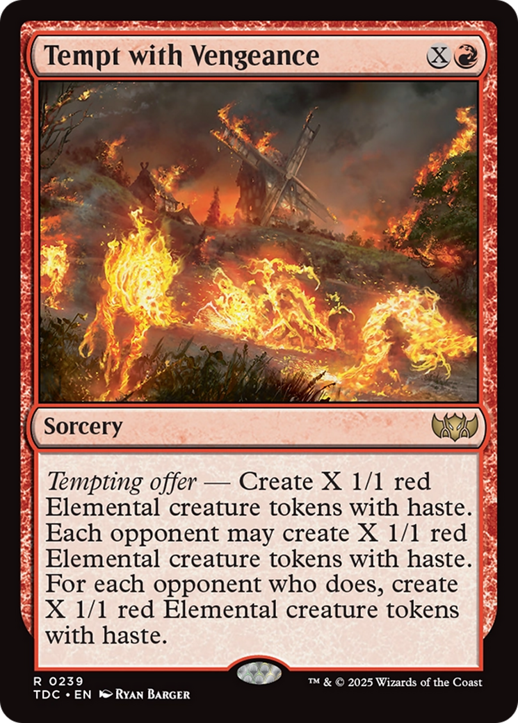 Tempt with Vengeance (239) [Commander: Tarkir: Dragonstorm] - Deck Out Gaming